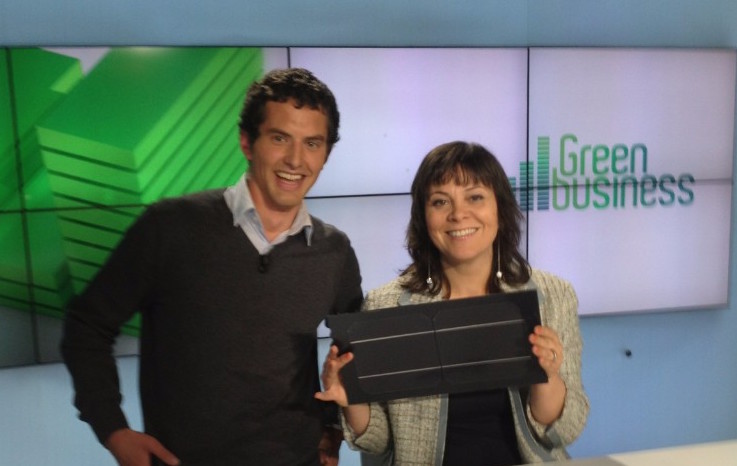 Nathalie Croisé spécialiste en énergie renouvelable et Jérôme Mouterde de DualSun 