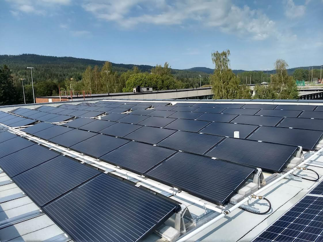 Oslo-solaire hybride toit plat