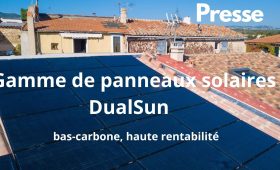 Gamme de panneaux solaires DualSun - bas-carbone- haute rentabilite