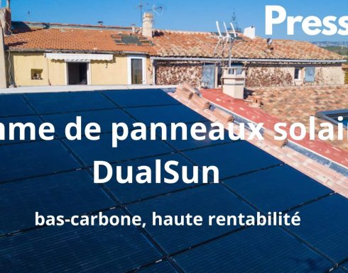 Gamme de panneaux solaires DualSun - bas-carbone- haute rentabilite