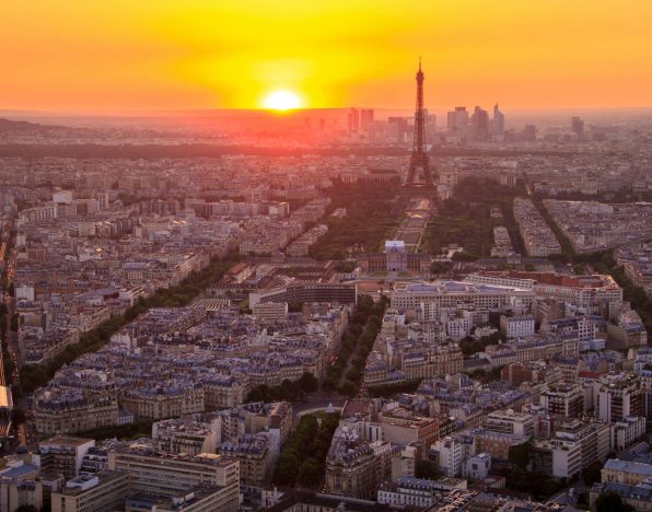 vue aerienne de l ile de france