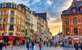 vue de la grand place a lille